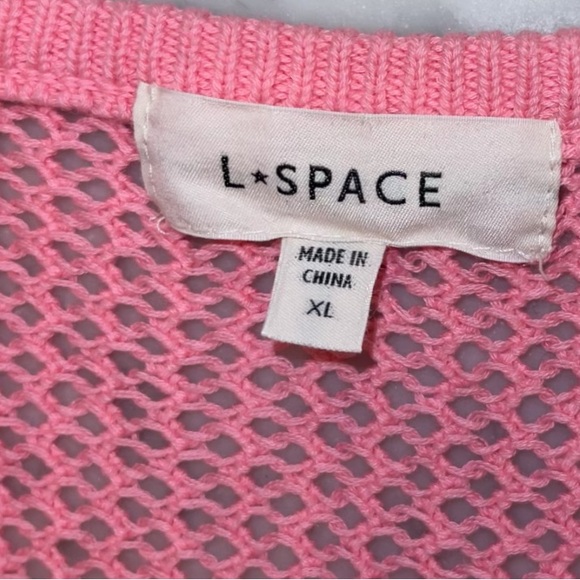 L*Space open knit cotton summer sweater and skirt set - Picture 6 of 11